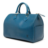 ルイ ヴィトン エピ スピーディ30 ハンドバッグ ミニボストンバッグ M43005 トレドブルー レザー レディース LOUIS VUITTON 【中古】